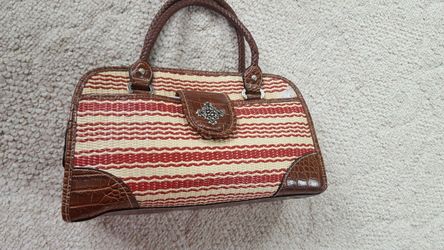 Red And Cream Purse