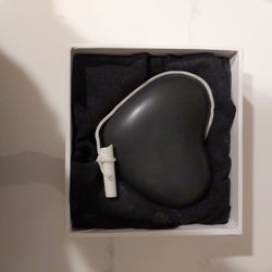 Two's Company Heart To Heart Paper Weight - Chalk Message