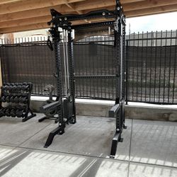 Vesta Fitness PRO SERIES Ultimate Half Rack Functional Trainer/Smith Machine