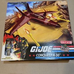 New 25th Anniversary G.I. JOE Python Patrol Conquest X-30 w/ Viper Figure Sealed