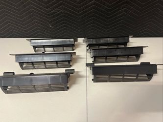 6 Black Adjustable Air Vent Covers / Floor Registers – $10 Each or Bundle