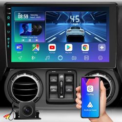 Car System for 10.2 Inch Jeep Wrangler/Patriot Radio,Upgrade Car Stereo GPS Navigation for JK Compass,Carplay Android Auto Mirroring Airplay SWC 1080P