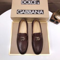 Dolce Gabbana Men’s Leather Shoes With Box 2026 New