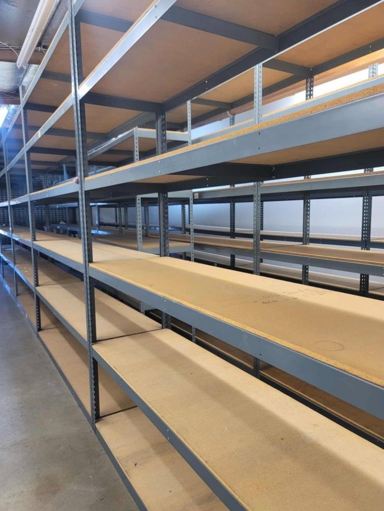 Industrial Racks 96 in W x 24 in D Used Heavy Duty 6 Tier Storage Shelving Stronger Than Homedepot Lowes And Costco Delivery Available