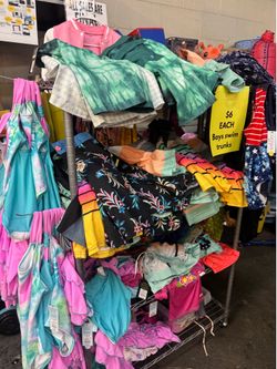 Kids bathing suit , swim trunks all new $6 each
