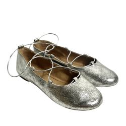 Lucky Brand YG- EVIEE Girls Ballet Flat Size 3 Youth With Box