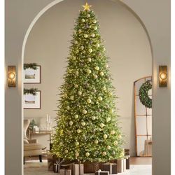 NEW 12 ft. Grand Duchess Twinkling Balsam Fir LED Pre-Lit Artificial Christmas Tree