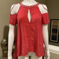 BCBG silk top