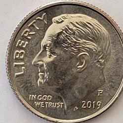 2019 P  Roosevelt dime W/ Die Chips And Cracks.
I'll call this scarface this 2019- P Mint Dime 