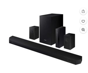 Samsung 5.1ch Soundbar with Wireless Subwoofer and Rear Speaker Kit – HW-Q67CB
