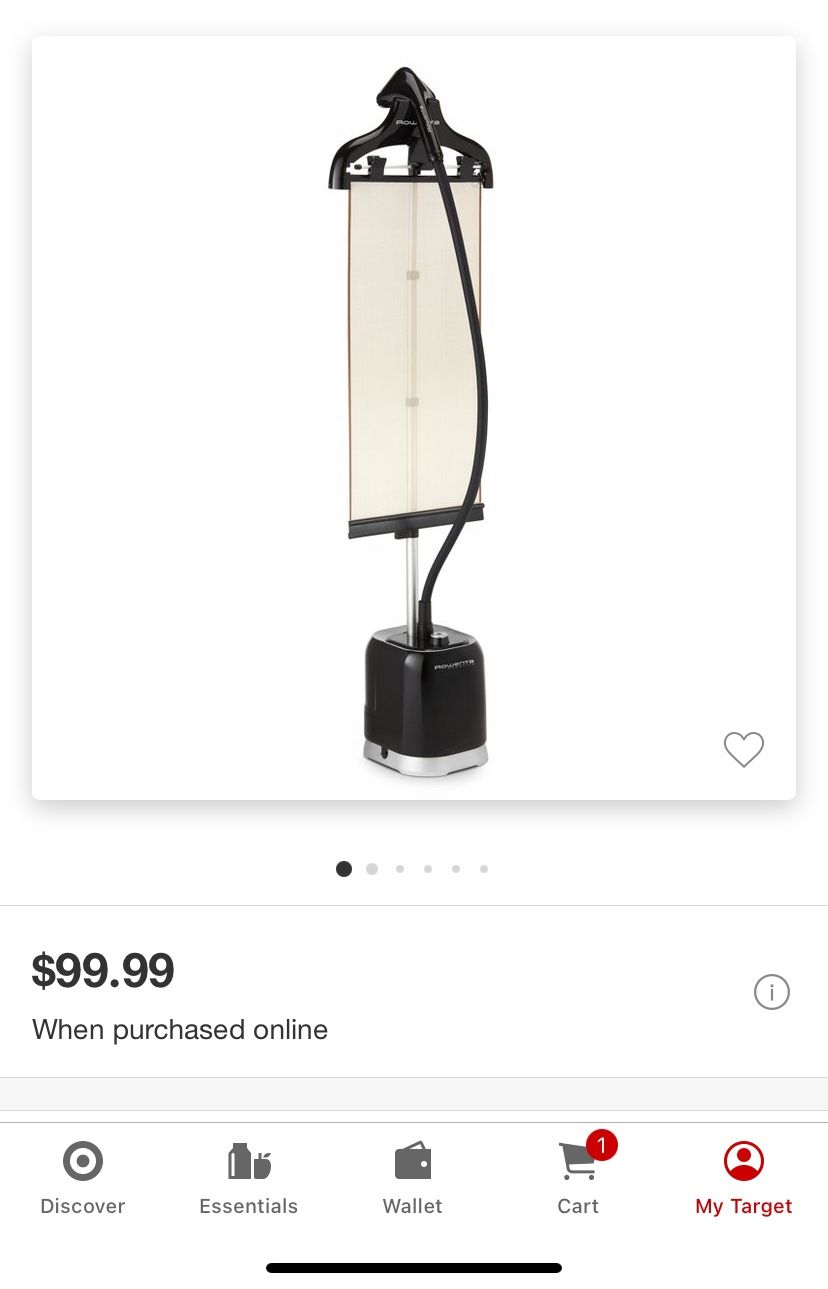 Rowenta Full Size Garment Steamer Professional $50