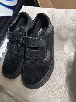 Black Vans 13c