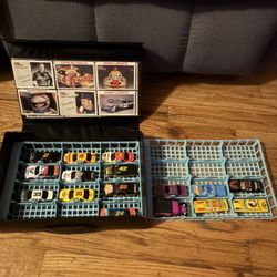 Vintage Racing Champions Cars In Collectors Carry Case with Cards