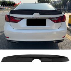Fits 2013-2020 Lexus GS350 GS300 GS450h GS200t GS F Duckbill Style Duckbill Trunk Spoiler Gloss Black ABS
