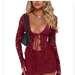 Two Piece Skirt Set Outfit 