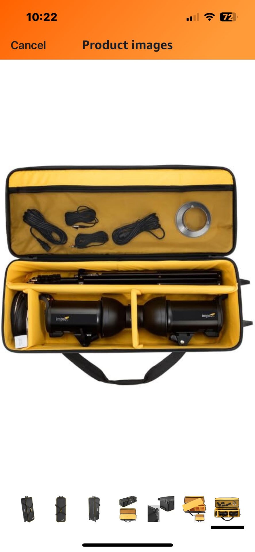 Rolling Camera / Tripod Equipment Case