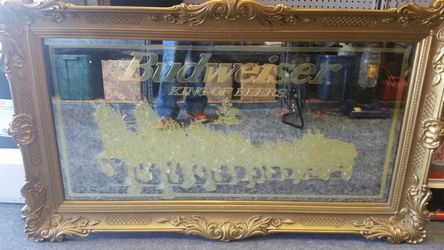 Large Budweiser Mirror