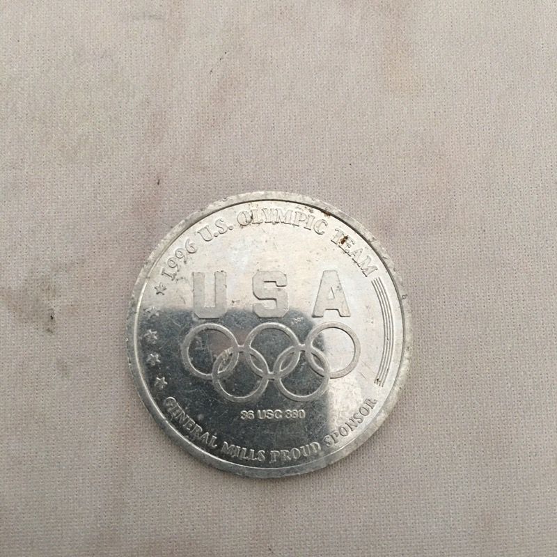 1996 Rare Atlanta Olympic Team Volleyball USA General Mills Token Coin