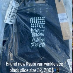 Ksubi VAN WINKLE ACE BLACK SLICE 