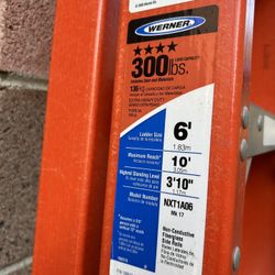 Werner Ladder 🪜 6 Ft.tall