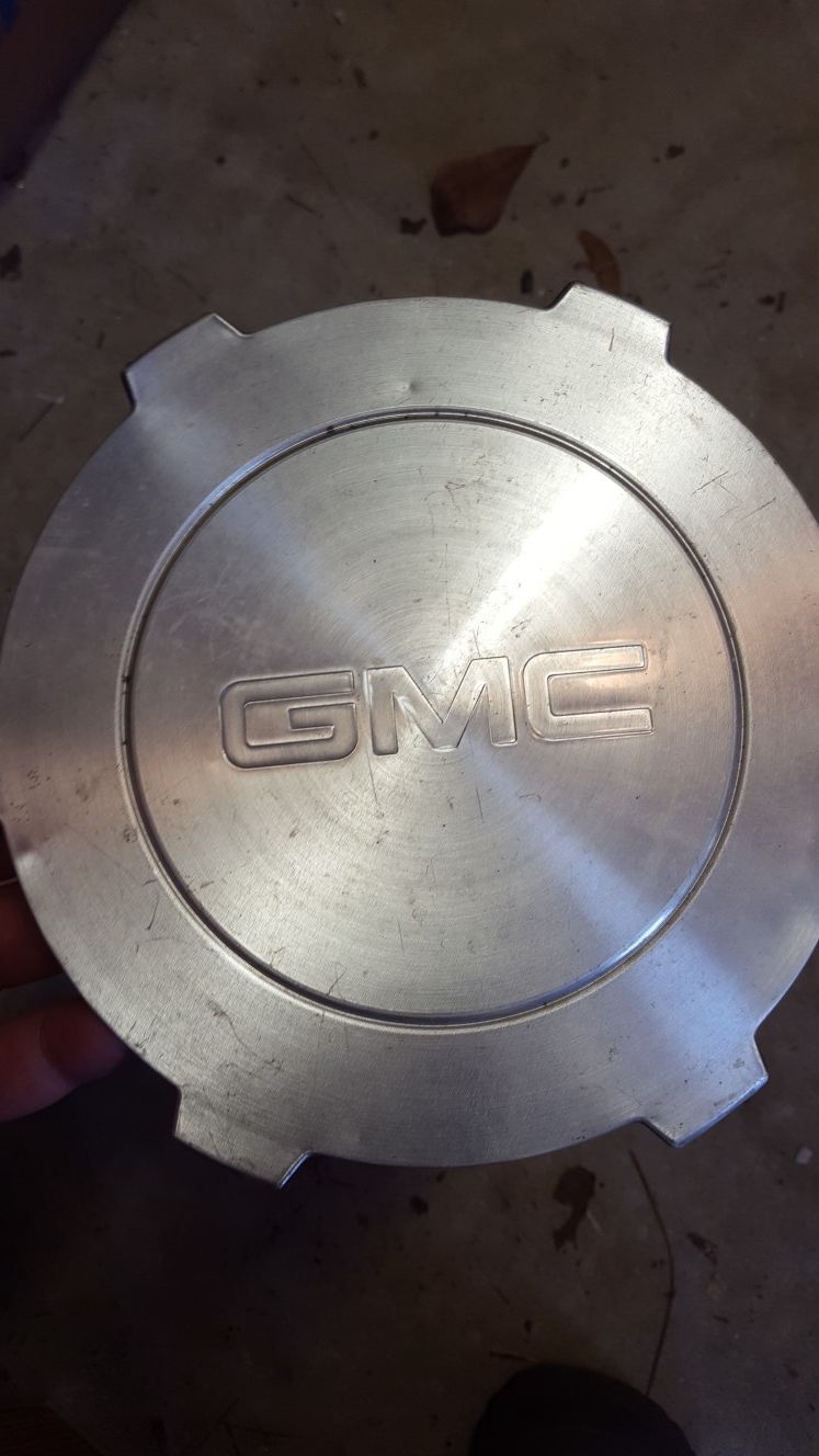 GMC center caps 2 toal
