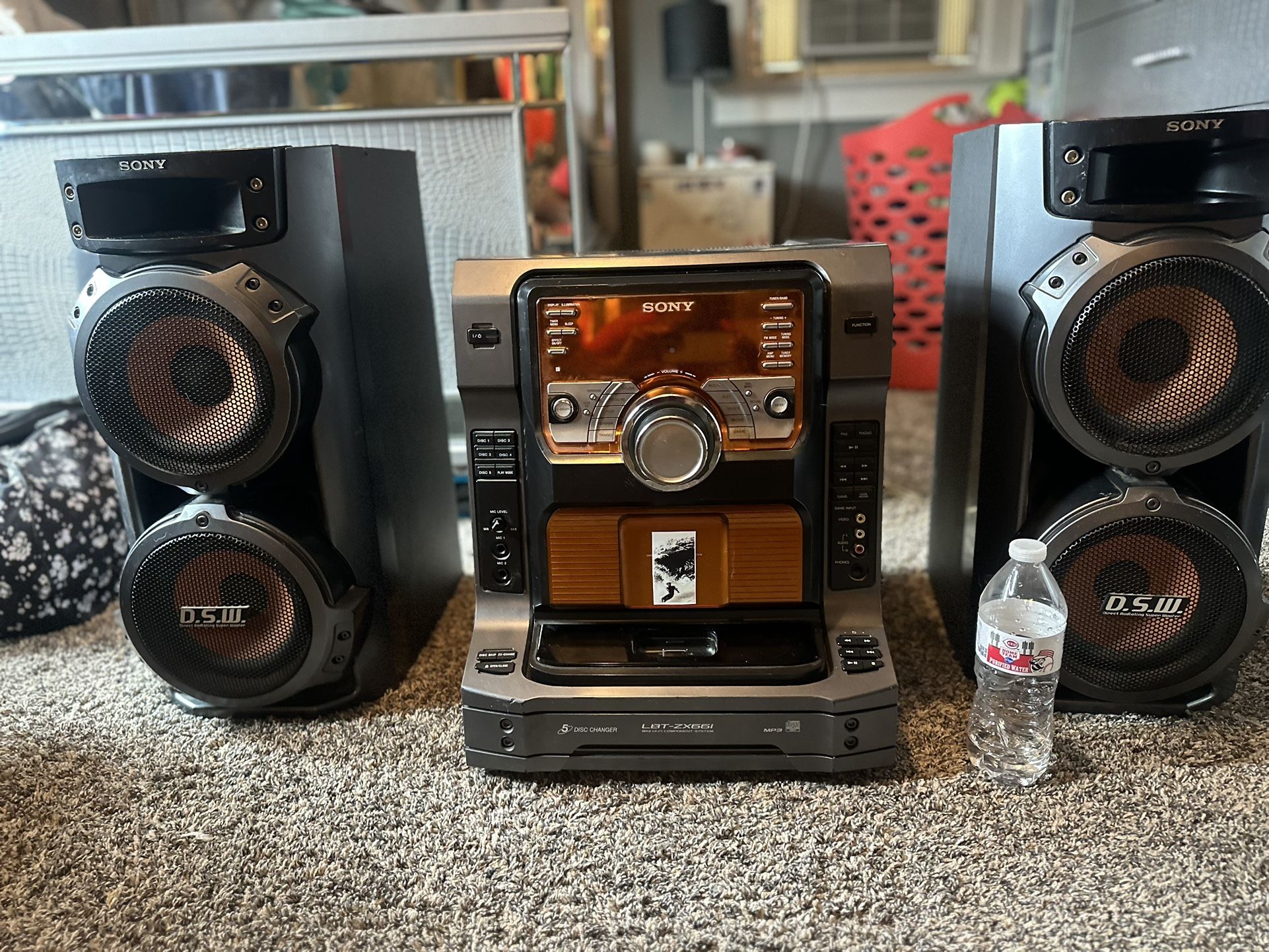 Sony Stereo System.