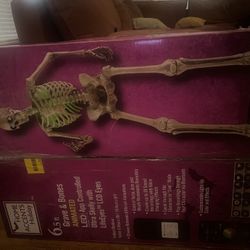 6.5 Ft Animated SKELLY 