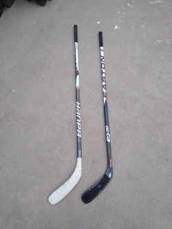 BAUER AND EASTON HOCK STICKS