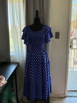 Royal blue dress