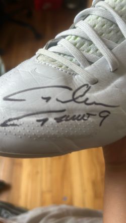 Graham ganos signed shoe