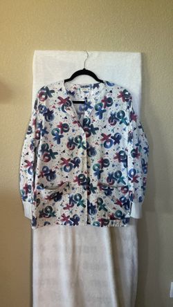 Ladies Landau scrub jacket-size M