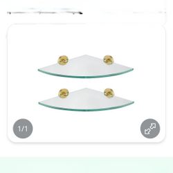 Glass Floating Shelves