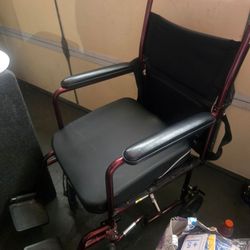 Transport Wheelchair with Footrest