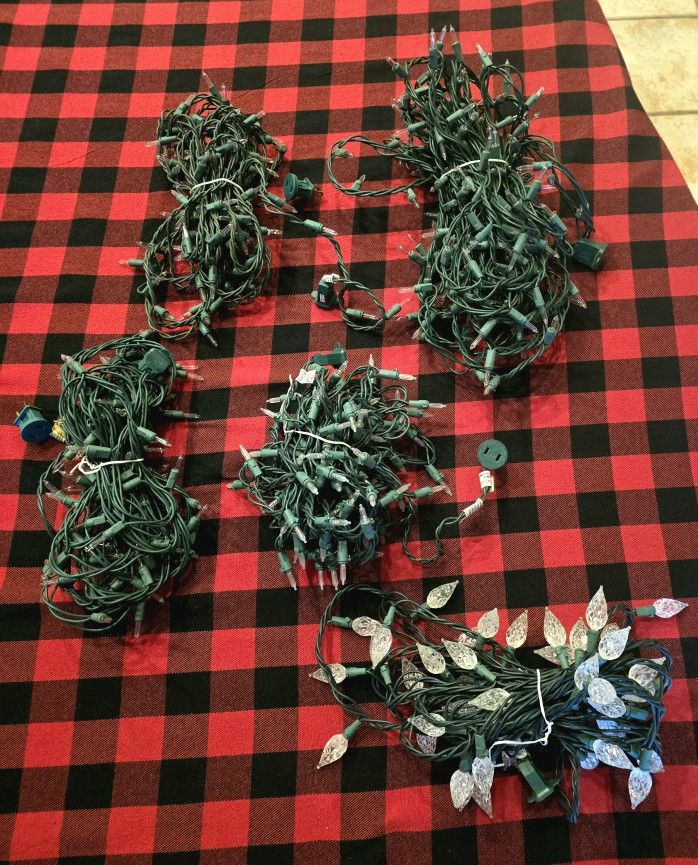 White Christmas Led Lights Outdoor/Indoor