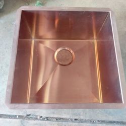 Forze Single Bowl Stainless Steel Kitchen or Bar & Food Prep Sink - Brushed Stainless Steel 