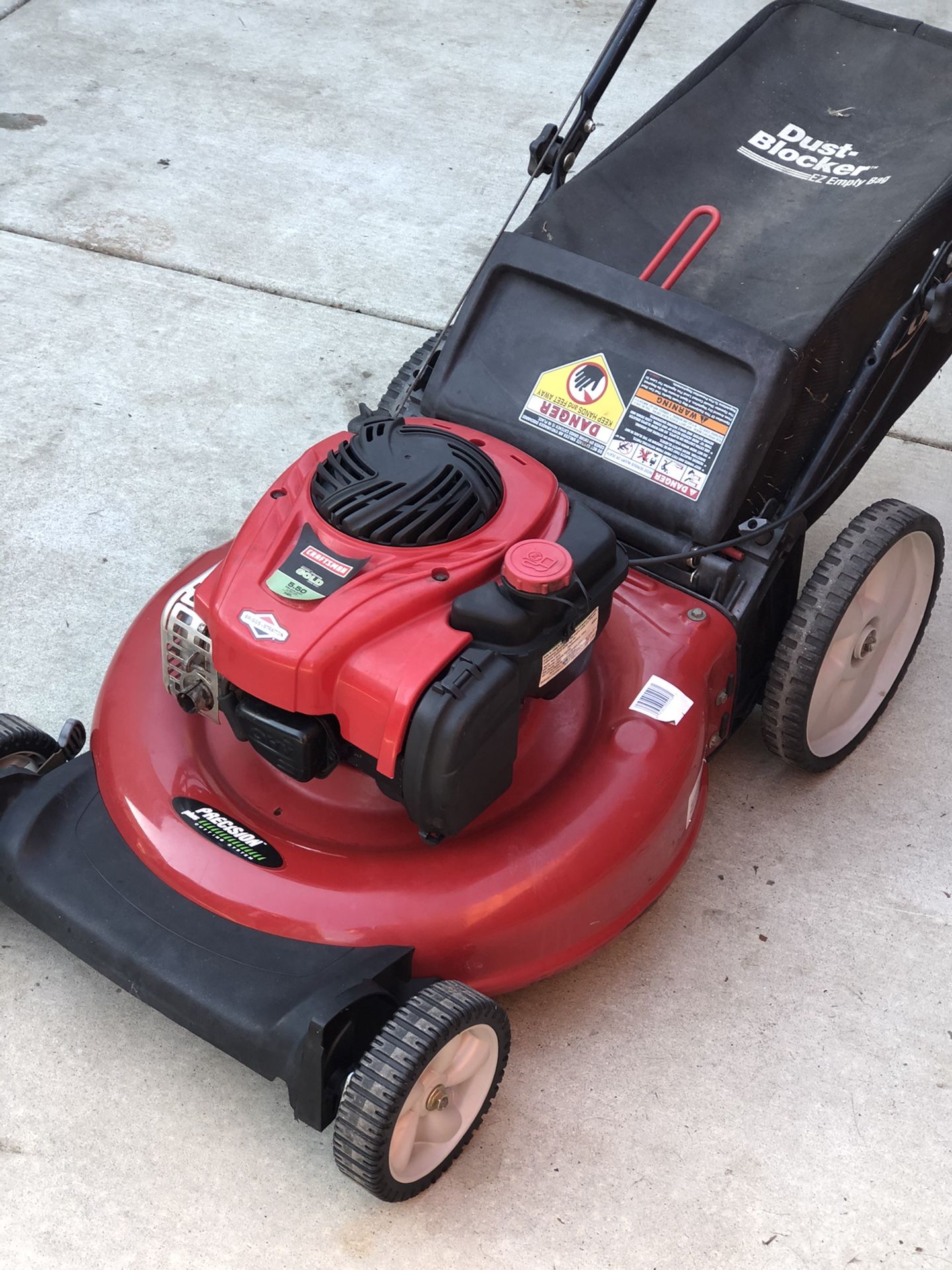 Craftsman gold push lawn mower