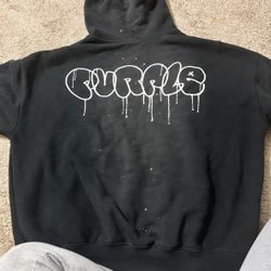 Purple hoodie