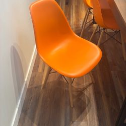 Orange Dining Chairs