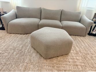 Sectional Sofa with ottoman