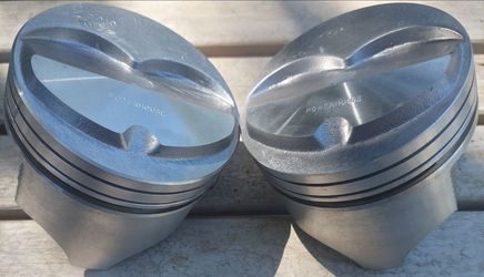 CHEVY 350 CLAIMER HIGH COMPRESSION PISTON SET