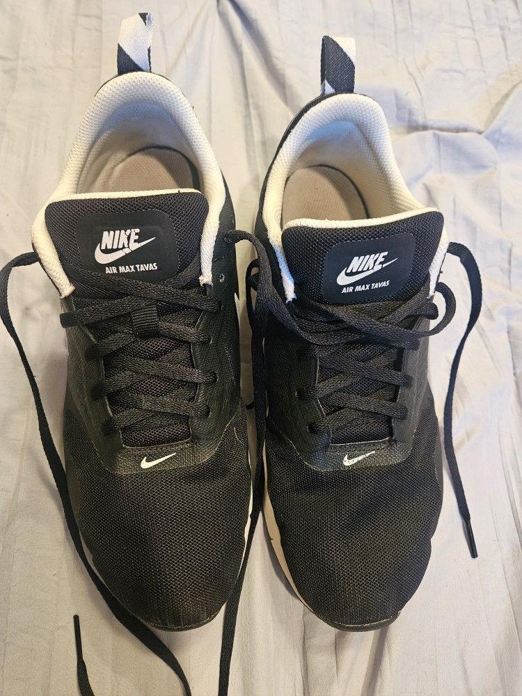 Nike Air Max Tavas 6Y Black/White Shoes