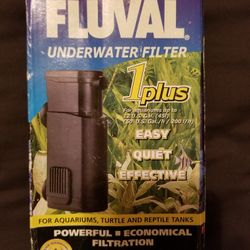New Fluval 1 Plus Underwater Filter Economical Filtration For Aquariums Turtle & Reptile Tanks