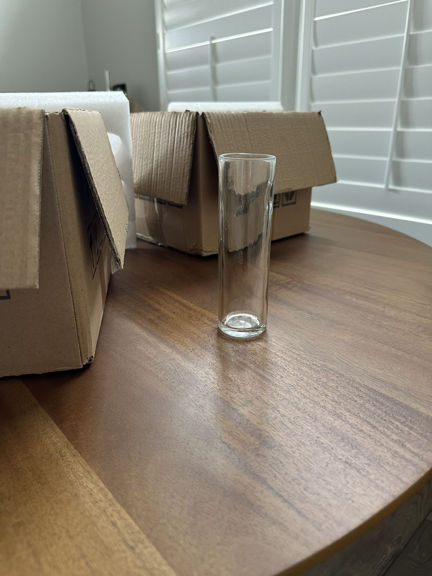 Small Cylinder Glass Vases
