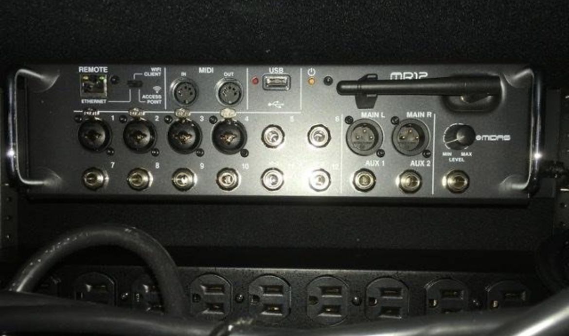 Midas MR12 Digital Tablet Controlled Mixer