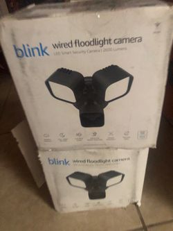 Blink Wired Floodlight Camera – Lot of 2