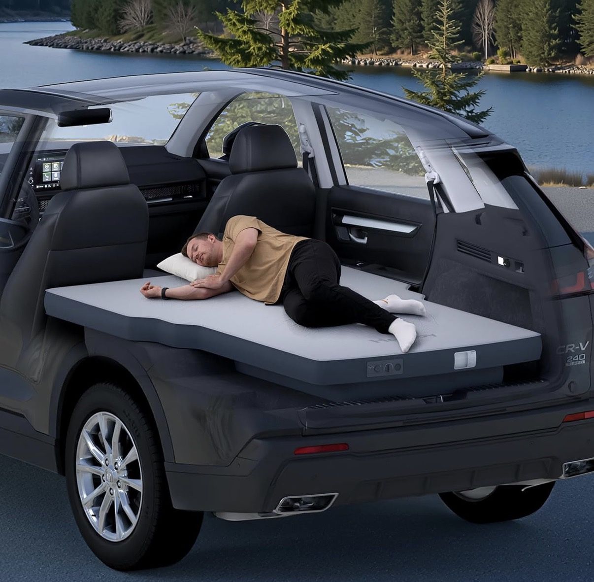 4” inflatable car Air Mattress