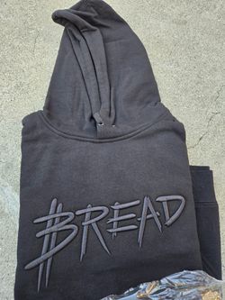 Black Stitched Hoodie 2XL