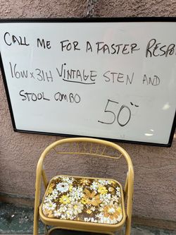 Vintage step stool
