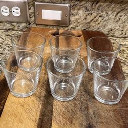 Six Candle/votive Holders 