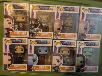 Funko Pop! vinyl Marvel Guardians of the Galaxy Vol. 2 collection.